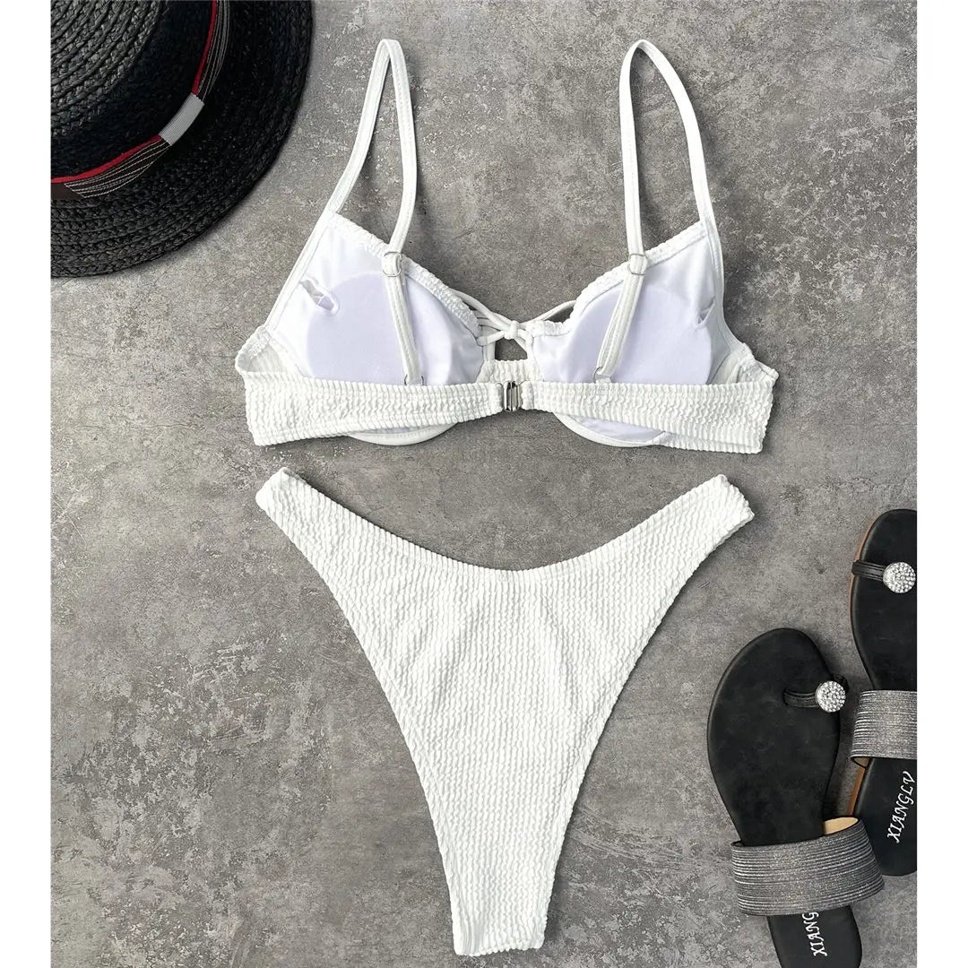 2 pc Wrinkled bikini set