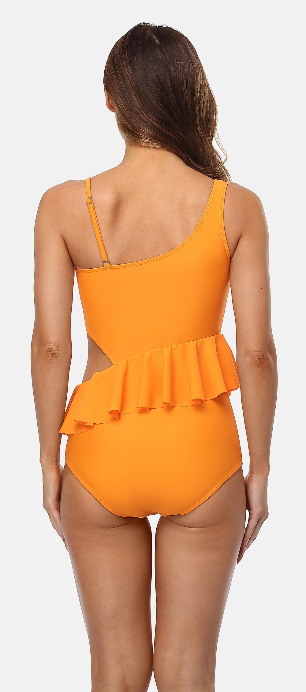 Cutout Asymmetric Shoulder maillot de bain Monokini